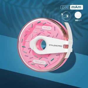 Taśma ścierna biała papmAm EXPERT w plastikowym pudełku/180G