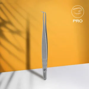 Profesjonalna pęseta do rzęs EXPERT 40 TYPE 2 (w kształcie litery L, 50')
